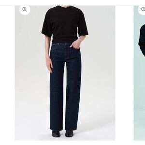 NWOT Agolde Straight Leg Jeans in dark wash